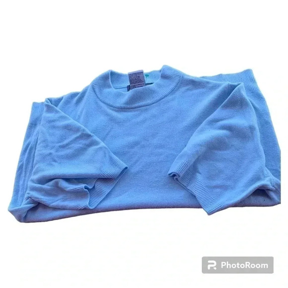 Sag Harbor Light Blue Ladies Tip with sleeves go to the elbow size XL - Picture 3 of 4